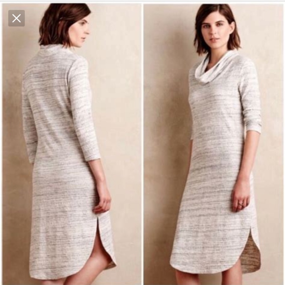 Anthropologie Saturday/Sunday ChemiseCowlNeckDress